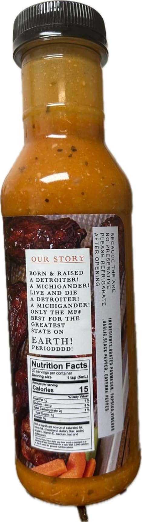 Detroit Wing Spot Buffalo Garlic Parmesan Sauce