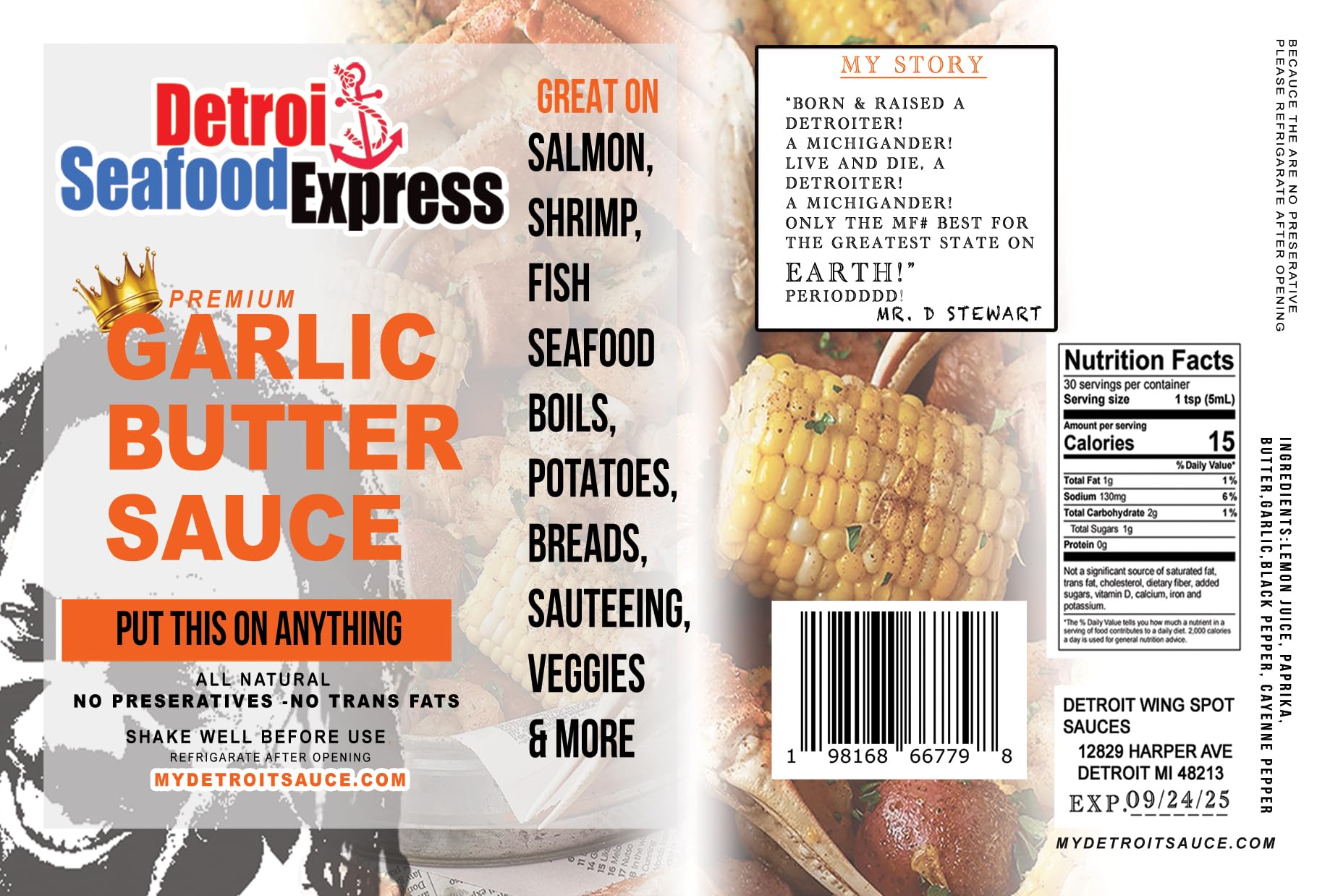 Detroit Seafood Express Sauce